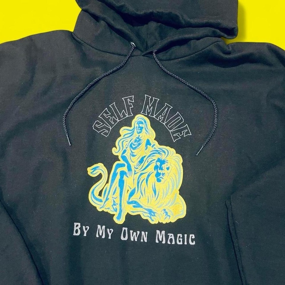 Self Made by My Own Magic Graphic Hoodie Sweatshirt 2XL
